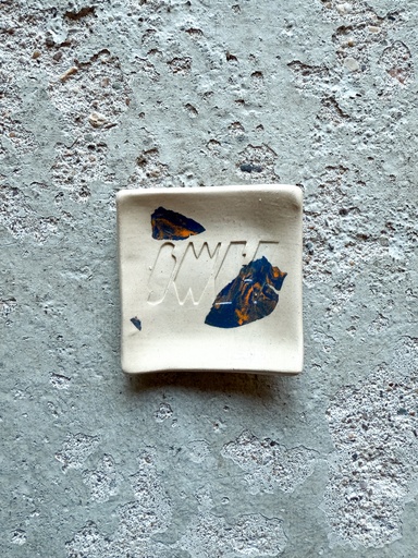 CERAMIC SAUCE PLATE 